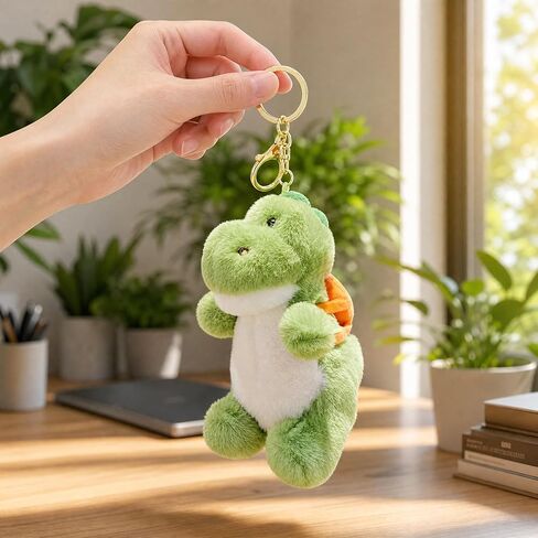 Dinosaur Plush Pendant Soft Avocado Backpack Plush Dinosaur Keychain Bag Pendant Stuffed(Carrot Backpack) in Saudi Arabia