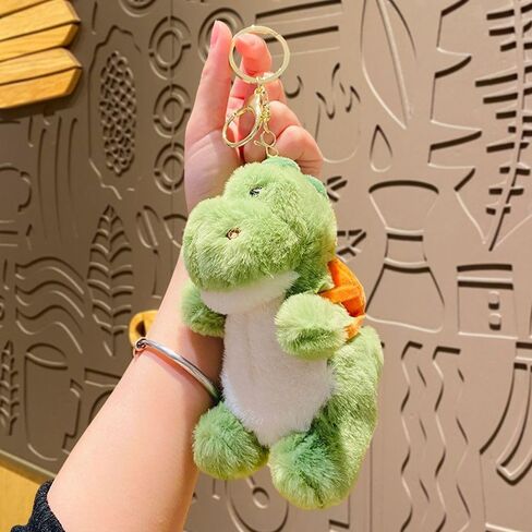 Dinosaur Plush Pendant Soft Avocado Backpack Plush Dinosaur Keychain Bag Pendant Stuffed(Carrot Backpack) in Saudi Arabia