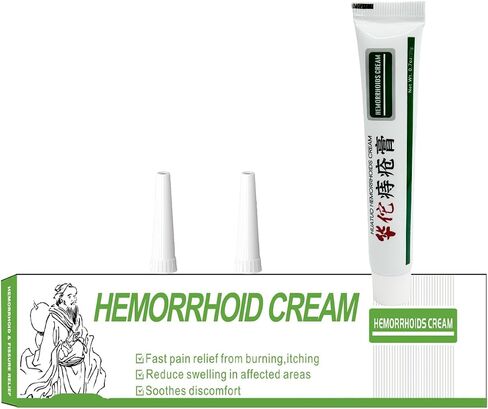 Hemorrhoid & Fissure Relief Cream – Maximum Strength Hemorrhoid Cream, Herbs Fast Acting Ingredients. (0.7 oz Total) in Saudi Arabia