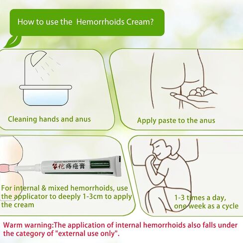 Hemorrhoid & Fissure Relief Cream – Maximum Strength Hemorrhoid Cream, Herbs Fast Acting Ingredients. (0.7 oz Total) in Saudi Arabia