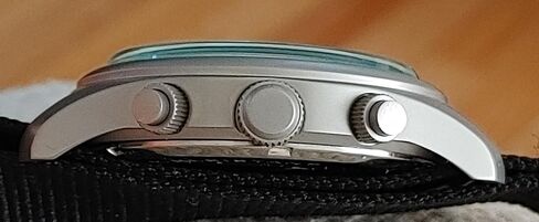 Toujours PRET GMT Military Field Watch. Blasted Stainless Steel - Domed Crystal in Kuwait
