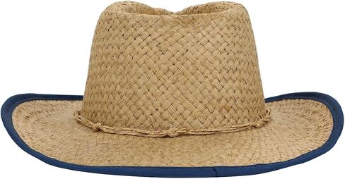 Corona Patch Straw Cowboy Hat Multicolored in Kuwait
