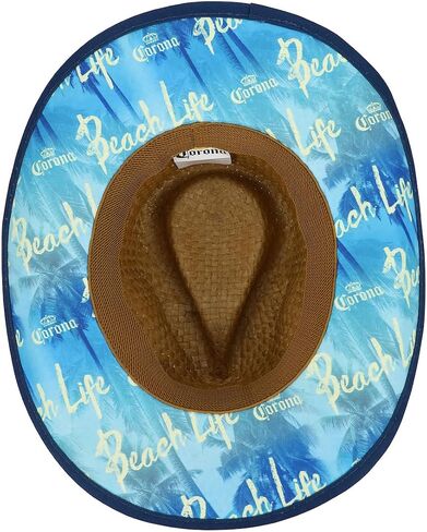 Corona Patch Straw Cowboy Hat Multicolored in Kuwait