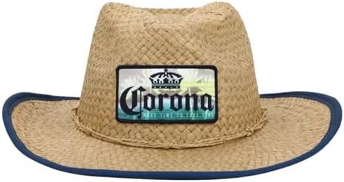 Corona Patch Straw Cowboy Hat Multicolored in Kuwait