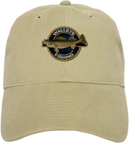 CafePress Walleye Fishing Cap Adjustable Baseball Cap in Saudi Arabia