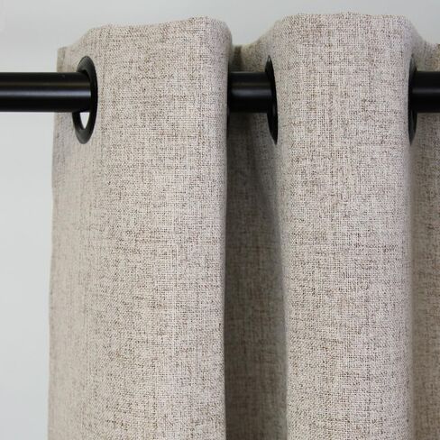 Moondream DecibelControl™ 3-in-1 Soundproof Curtain | Noise Reduction | Thermal Insulation | 100% Blackout | Patented Technology | Made in Europe | Grommet | 52" W x 84" L | Beige - Sand MC632 in Saudi Arabia