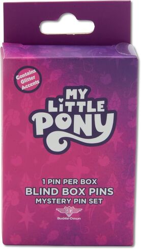 My Little Pony Mystery Enamel Pin Blind Box Series, Applejack, Fluttershy, Pinkie Pie, Rainbow Dash, Rarity, Twilight Sparkle in Kuwait