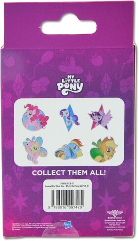 My Little Pony Mystery Enamel Pin Blind Box Series, Applejack, Fluttershy, Pinkie Pie, Rainbow Dash, Rarity, Twilight Sparkle in Kuwait