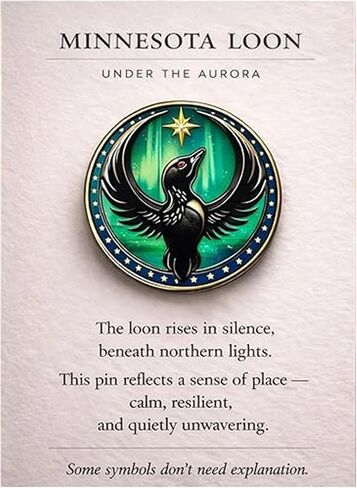 Minnesota Pin Button, Abolish ICE Protests Immigrant Rights Minnesota Resistance Northern Lights Inspired Pin Symbol of Resilience Tranquility in Saudi Arabia