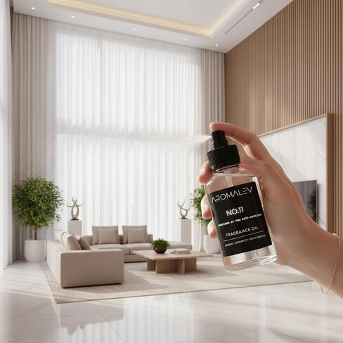 Ritz-Carlton Inspired Diffuser Oil No. 11 - Luxury Hotel Fragrance Oil for Waterless Cold Air Diffusers & Ultrasonic, Long Lasting Scent, Includes Spray Cap for Room Spray - 4.1 Fl Oz (120ml) in Saudi Arabia
