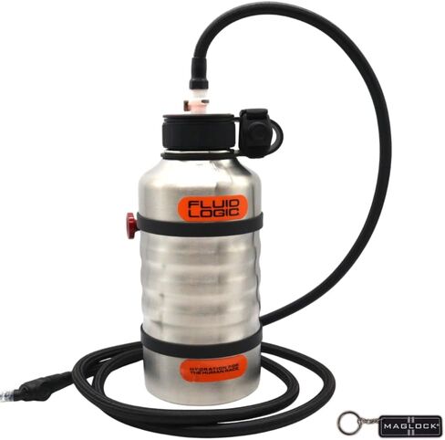 FLUIDLOGIC Wave Stainless Steel Hydration Bottle 32oz UTV Rollbar Mount in Kuwait