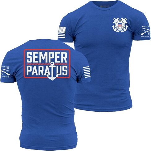 Grunt Style USCG - Semper Paratus Men's T-Shirt in Kuwait