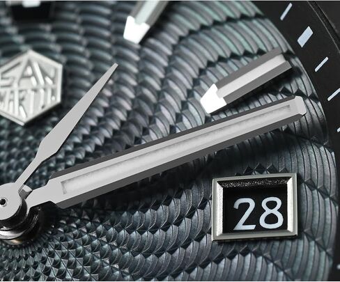 SAN Martin SN0150G Automatic Watch, MOP Guilloche Dial, 39mm in Saudi Arabia
