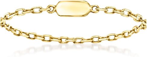 Pure Collection by Ross-Simons 14kt Yellow Gold Cable-Chain Ring in Kuwait