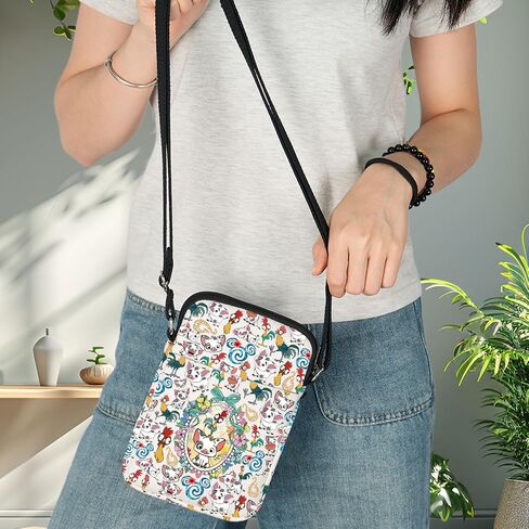 BWWKTOP Heihei Chicken Crossbody Bag Heihei Lover Gift Pig Pua Adjustable Strap Bag Heihei Merch in Kuwait