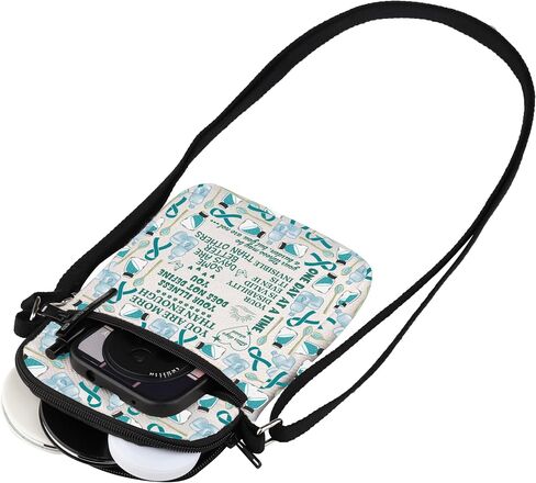WSNANG POTS Awareness Gift POTS Syndrome Fighter Warrior Cossbody Bag Dysautonomia Awareness Gift in Kuwait