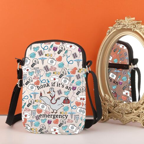 TSOTMO Funny Nurse Gift Honk If It's An Emergency Crossbody Bag RN Nurse EMT Doctor Gift for Women in Kuwait