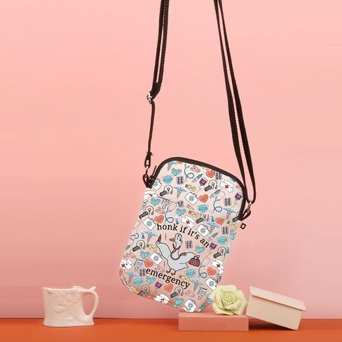TSOTMO Funny Nurse Gift Honk If It's An Emergency Crossbody Bag RN Nurse EMT Doctor Gift for Women in Kuwait