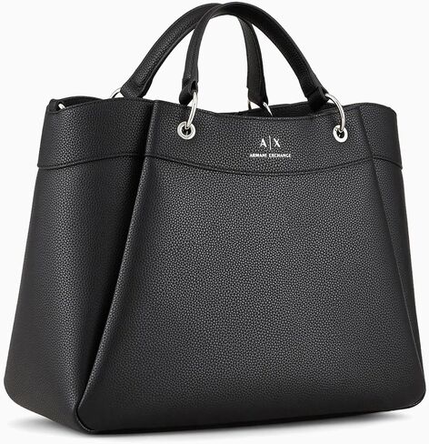 Armani Exchange Women's Liz Crossbody Bag Black , Matte Black, One Size in Kuwait