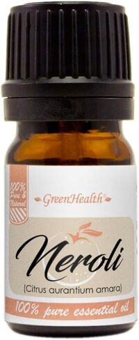 Neroli Essential Oil – 1/6 fl oz (5 ml) Amber Glass Bottle w/Euro Dropper – 100% Pure & Undiluted - GreenHealth in Kuwait