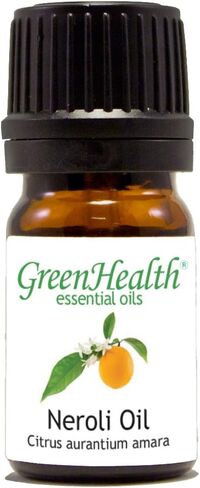 Neroli Essential Oil – 1/6 fl oz (5 ml) Amber Glass Bottle w/Euro Dropper – 100% Pure & Undiluted - GreenHealth in Kuwait