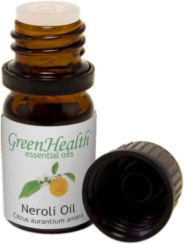 Neroli Essential Oil – 1/6 fl oz (5 ml) Amber Glass Bottle w/Euro Dropper – 100% Pure & Undiluted - GreenHealth in Kuwait