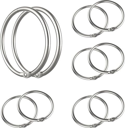 Loose Leaf Binder 304 Stainless Steel Rings for Key Chains, Card/Clip Rings for Book Rings, School,Home,Office in Saudi Arabia