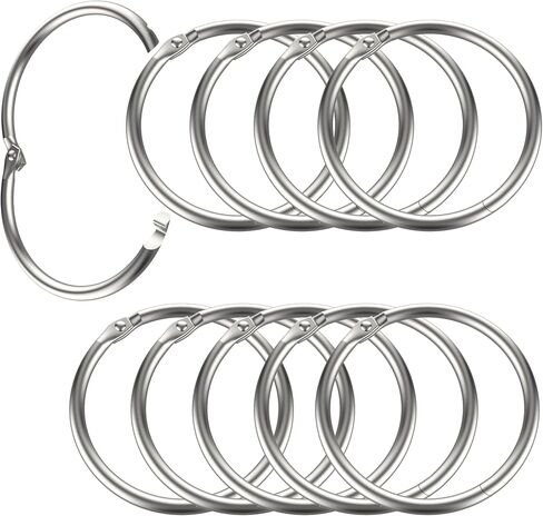 Loose Leaf Binder 304 Stainless Steel Rings for Key Chains, Card/Clip Rings for Book Rings, School,Home,Office in Saudi Arabia