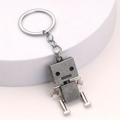 3PS Cute Movable Metal Robot Keychain keyring Fashion Figure Metal Key Chain Ring for Women Men Gift Charms Pendant in Kuwait