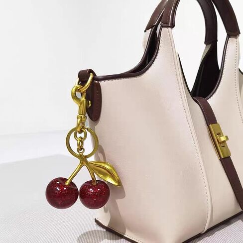 Cherry Bag Charms, Keychain Purse Charms for Handbags, Cherry Keychain for Women, Mothers Day Gifts, Birthday in Kuwait