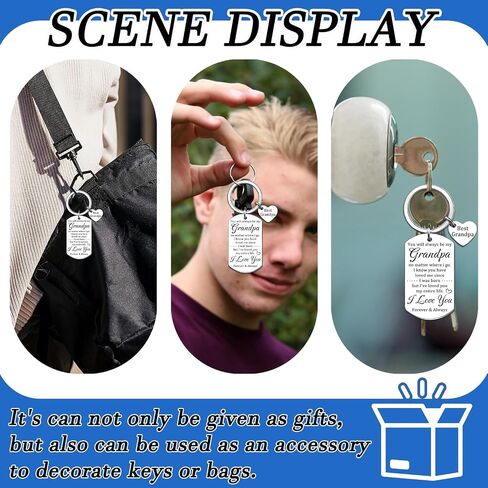 Grandpa Fathers Day Gift Cool Papa Gift For Grandpas From Granddaughter Grandfather Birthday Gifts Happy Birthday Grandpa Gifts For Fathers Day Christmas Best Grandfather Keychain in Saudi Arabia