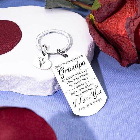 Grandpa Fathers Day Gift Cool Papa Gift For Grandpas From Granddaughter Grandfather Birthday Gifts Happy Birthday Grandpa Gifts For Fathers Day Christmas Best Grandfather Keychain in Saudi Arabia