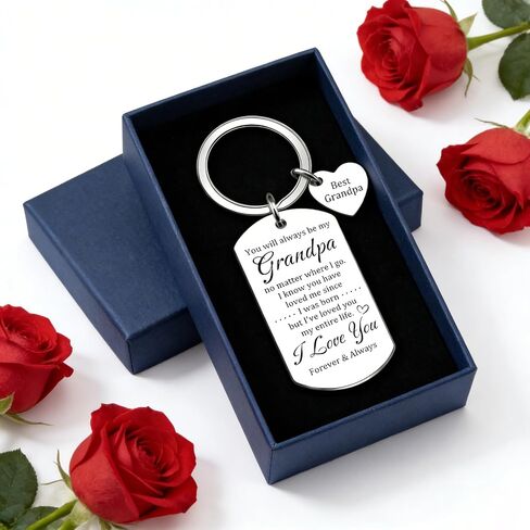 Grandpa Fathers Day Gift Cool Papa Gift For Grandpas From Granddaughter Grandfather Birthday Gifts Happy Birthday Grandpa Gifts For Fathers Day Christmas Best Grandfather Keychain in Saudi Arabia
