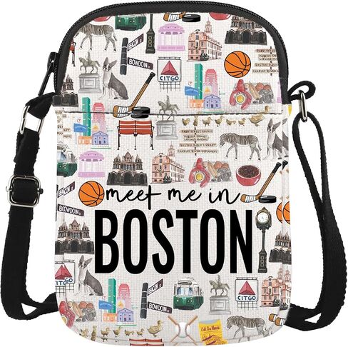 Lywjyb Birdgot Boston Crossbody Bag Boston Vacation Gift Moving to Boston Gift Boston Landmark Merch in Kuwait
