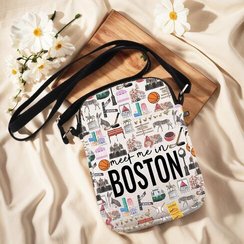 Lywjyb Birdgot Boston Crossbody Bag Boston Vacation Gift Moving to Boston Gift Boston Landmark Merch in Kuwait