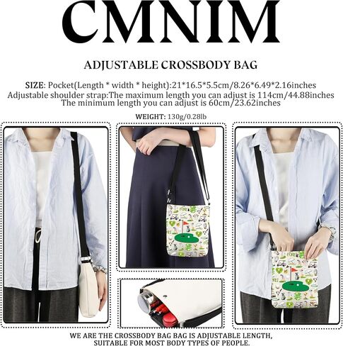 CMNIM Golf Gifts أفضل أفكار لاعب الجولف للتدريب على ممارسة الجولف حقيبة كروس لمشجعي الجولف هدايا نادي الجولف لزملاء العمل والمدرب in Kuwait