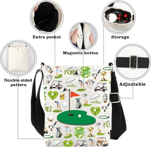 CMNIM Golf Gifts أفضل أفكار لاعب الجولف للتدريب على ممارسة الجولف حقيبة كروس لمشجعي الجولف هدايا نادي الجولف لزملاء العمل والمدرب in Kuwait