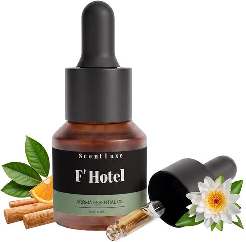 F' Hotel Waterless Oil for Aromatherapy Diffusers - Inspired by Four Season Hotel Home Luxury Scents, Premium Fragrance Oil for Ultrasonic and Waterless Diffusers and Crafting - 15 mL in Saudi Arabia