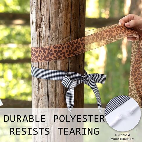 4Pairs Ribbon Shoe Laces for Women's Sneakers, Cute Style Colorful Satin Solving Boring Footwear Problem, Fashion Soft Satin Ribbon Shoelaces Black and White Silk Plaid Design Leopard Print 47 In Long in Saudi Arabia