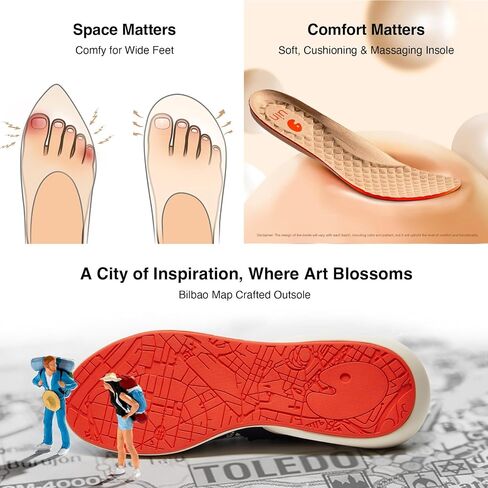 UIN Women's Platform Fashion Boots Comfortable Chunky Art Travel Shoes Bilbao in Kuwait