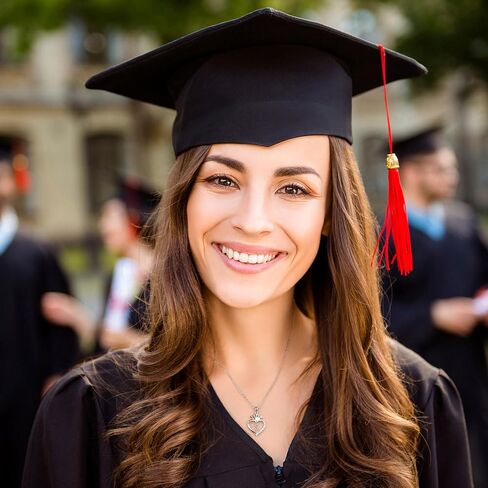 STORUP 2026 Graduation Gifts for Women Teen Girls, Heart Initial Necklaces With Class of 2026 Graduation Cap Necklace High School College Gifts for Women Her in Saudi Arabia