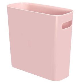Youngever 1.5 Gallon Slim Trash Can, Plastic Garbage Container Bin, Small Trash Bin with Handles for Home Office, Living Room, Study Room, Kitchen, Bathroom (1 Pack Black)