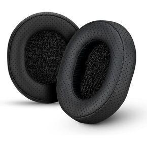 وسادات أذن بديلة لـ SteelSeries Arctis 1، Arctis 3، Arctis 5، Arctis 7، Arctis 9X، Arctis Pro & Arctis Prime وسادات أذن لسماعات الرأس، رغوة الذاكرة وجلد البولي يوريثان (أسود) in Kuwait