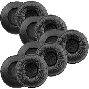 Ear Cushions for Plantronics Headset Replacement 50mm Ear Pads Designed for Headphone Plantronics HW251N HW261N HW510 Blackwire C320 3210 3220 Jabra Pro 920 9450 GN 2000 9125 Biz 1500 2400II (10 Pack)