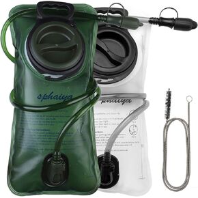 Hydration Bladder 2L-3L Water Storage Bag Reservoir,Military Hydration Pack Replacement for Hiking Biking Climbing Cycling Running Camping Backpack 2Pack