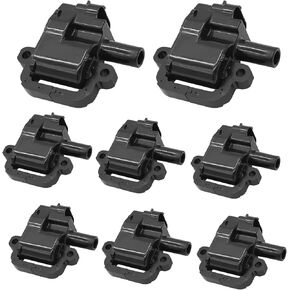 حزمة ملف الإشعال Boskavalo متوافقة مع hevrolet CTS Avalanche Camaro Corvette Silverado Yukon Firebird V8 5.7L 8.1L بديل لـ C1144 UF192 12556450 12558948، مجموعة من 8 in Kuwait