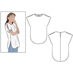 Style Arc Sewing Pattern - Rae Tunic (Sizes 18-30)
