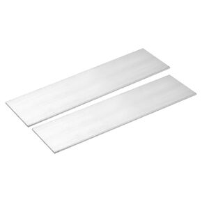 uxcell Square Aluminum Flat Bar, 2pcs 1/8" Thickness 4" Width 12" Length Square Aluminum Bar 6061 Aluminum Flat Plate, 3 x 100 x 305mm T6511 Solid New Mill Stock