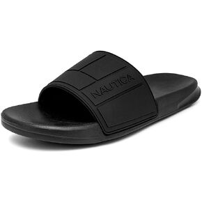 صنادل الاستحمام الرجالية من Nautica مفتوحة عند الأصابع، شبشب منزل ناعم للاستخدام الداخلي والخارجي in Kuwait