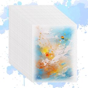 120 ورقة من ورق الألوان المائية 140 رطل/300 جرام لكل متر مربع من ورق الألوان المائية بالضغط البارد من القطن للطلاب البالغين والفنانين ومستلزمات الرسم الفنية (8.5 * 11 بوصة) in Kuwait